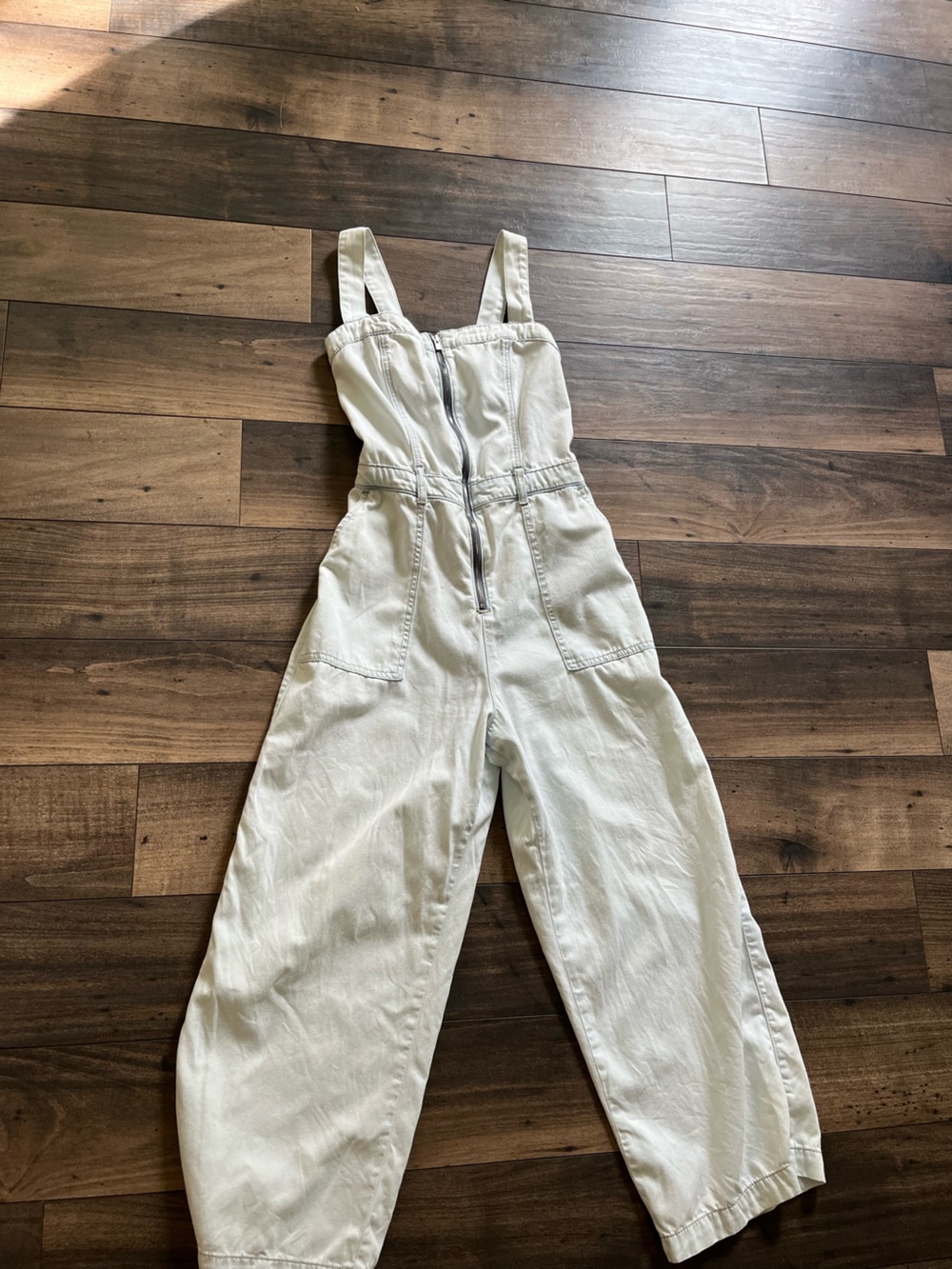 Mavi Lita Light Wash Denim Wide Leg Romper